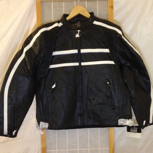 USA BIKERS DREAM APPAREAL LJ265 LEATHER JACKET - Picture 1 of 4
