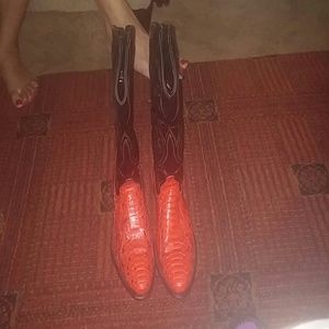 Cowboy boot wear once