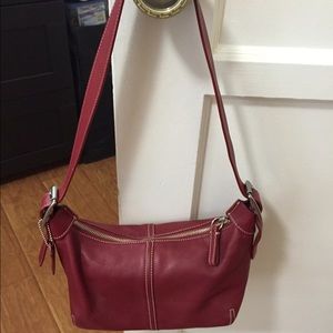 Authentic Coach shoulder bag in Red.