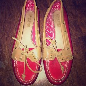 Sperry top sider loafers.