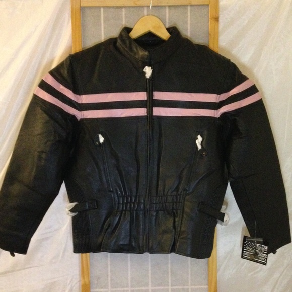 USA BIKERS DREAM APPAREL LJ263 LEATHER JACKET