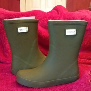 Lamo Rubber Faux Fur Rain Boots