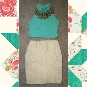 Nude Bandage (Bodycon) Skirt