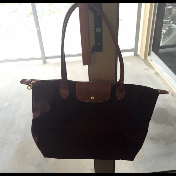 longchamp le pliage chocolate