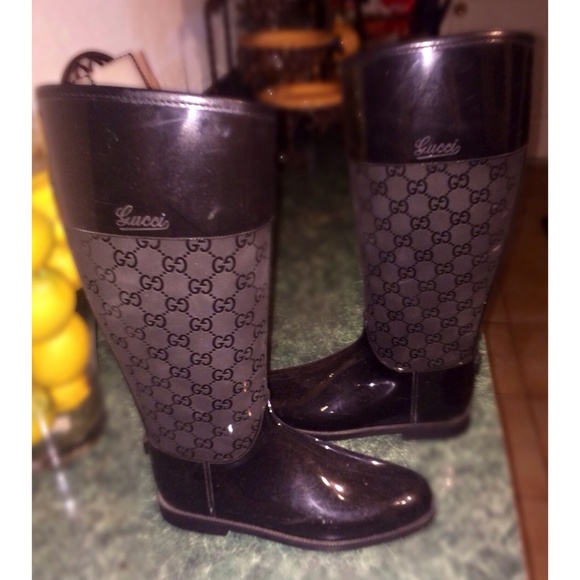 Authentic Gucci Rain Boot