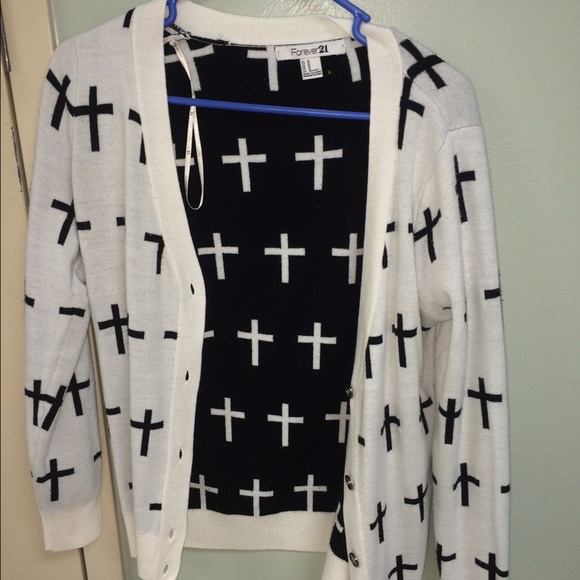 Forever 21 Cross Sweater