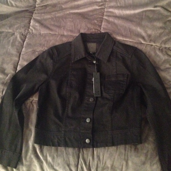BRAND New joes jeans black denim crop jacket!