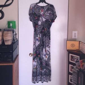 MULTI COLOR SUMMER MAXI DRESS