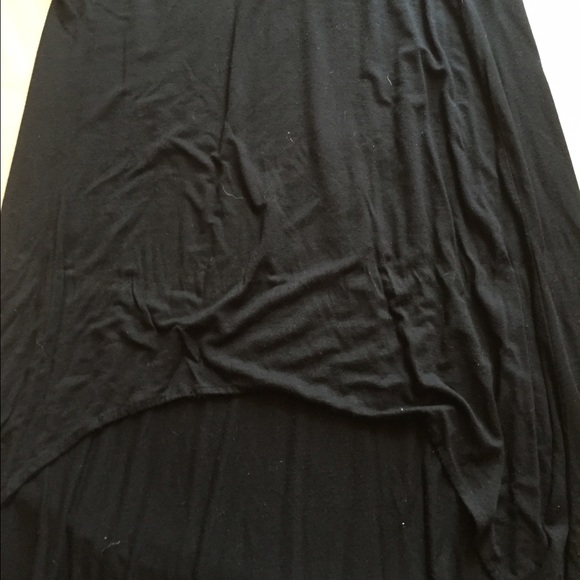 Full length high low skirt