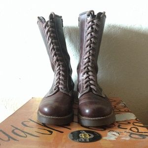 DOC MARTENS "BEATRICE" 14 EYE BOOTS