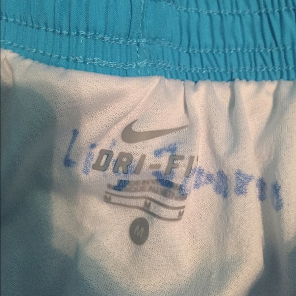 blue and white KIDS nike shorts - Picture 2 of 2