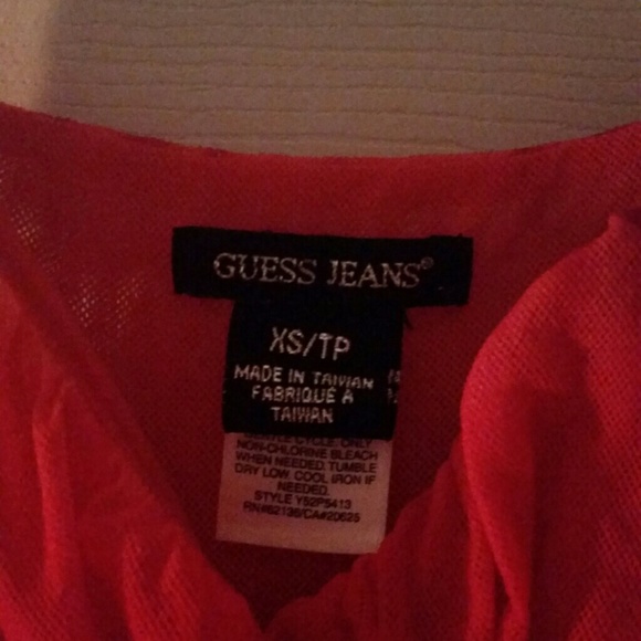 Guess summer top Great condition! Worn once - Picture 3 of 4