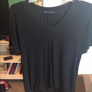 brandy melville black v neck