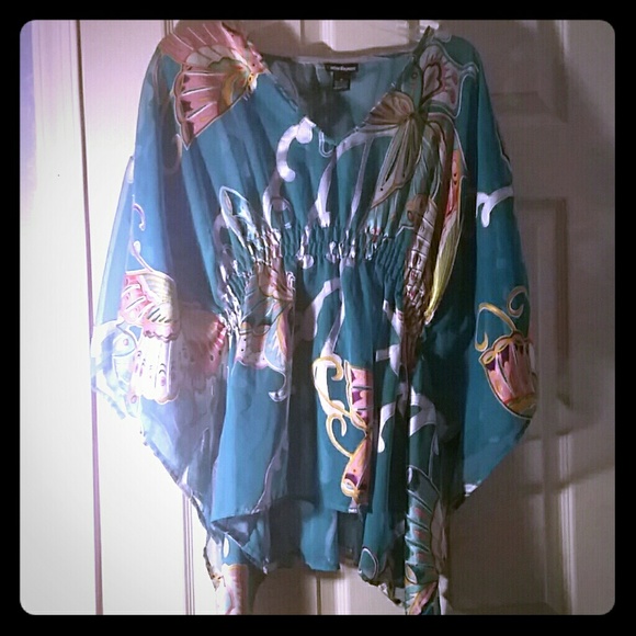 Cool Sheer Summer Top or Cover up