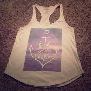 Empyre racerback "find your anchor" tank top