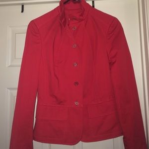 Red Calvin Klein blazer