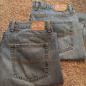 Men's polo jeans
