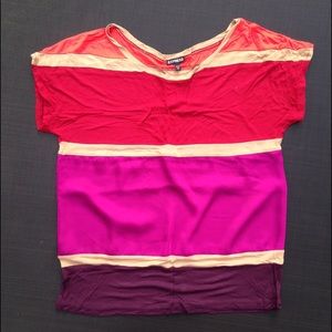 Express colorblock top.