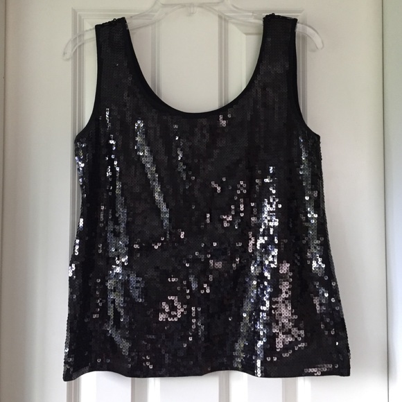 FREE GIFT: Louben Sparkling Sequin Tank, M