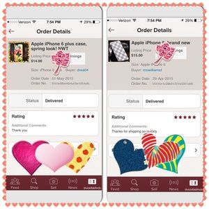 Love notes / ratings