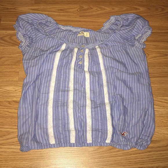 A blue Hollister blouse - Picture 1 of 1