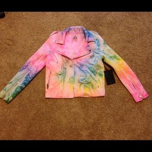 MOTORCYCLE JACKET (UNIF I DYE)