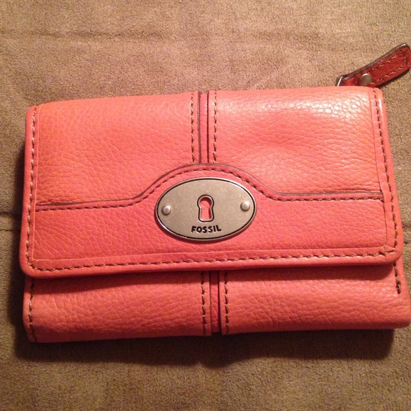 Salmon Fossil Wallet