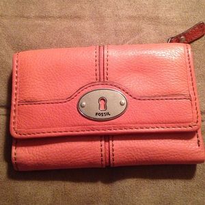 Salmon Fossil Wallet