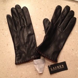 Ralph Lauren leather gloves