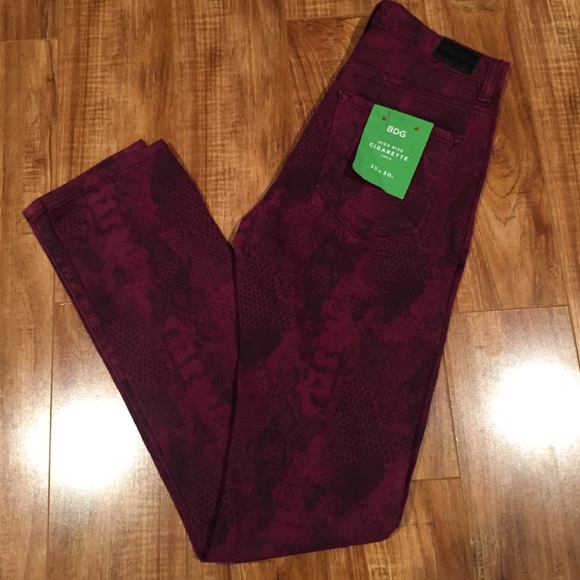 BDG high rise cigarette ankle jeans