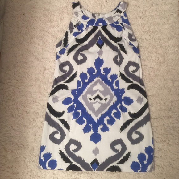 White Mini Dress with Back Cutouts - Picture 1 of 3