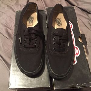 All black vans