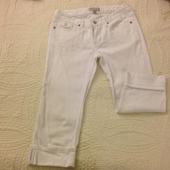 Banana Republic white pants