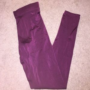 maroon Victoria secret Pink leggings