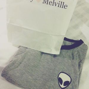 Brandy melville alien shirt