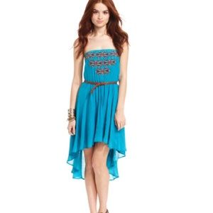 NWOT American Rag Hi-Lo Teal Dress