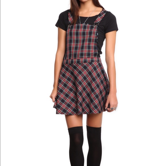 Grunge style Plaid jumper