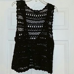 Style & Co festival style crochet vest