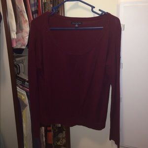 maroon sweater