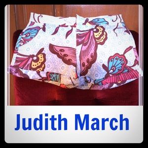 NWOT - Judith March Butterfly Patterned Shorts