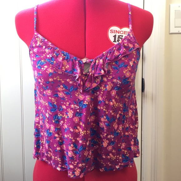 Loose Floral Tank Top