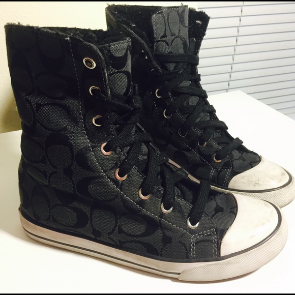 Coach shoes , high tops