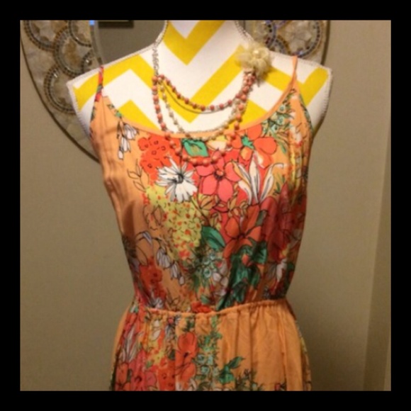 Floral Spaghetti Strap Dress - Picture 2 of 8