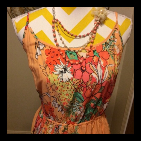 Floral Spaghetti Strap Dress - Picture 3 of 8