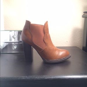 Brown ankle boots