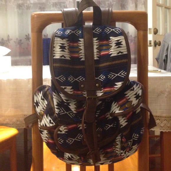 Aztec Design Knapsack