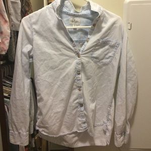 nice light jean button up