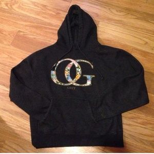 Obey floral "OG" hoodie
