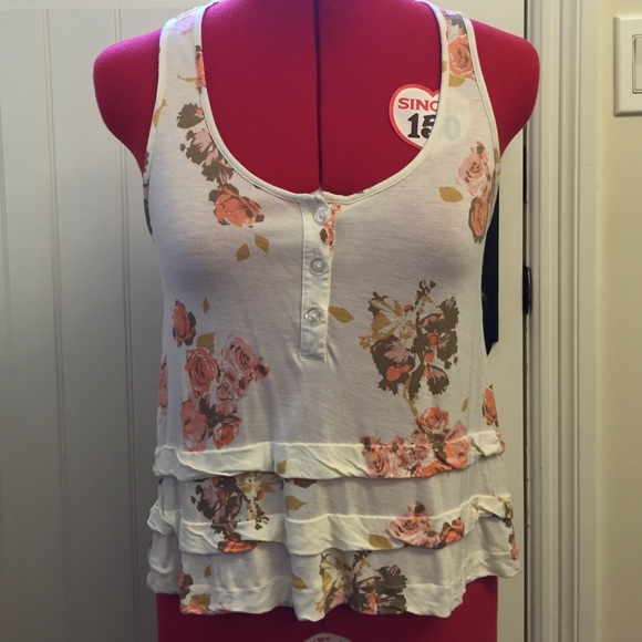 Super Soft Frenchi Floral Tank