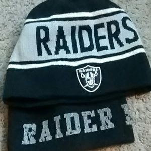 Two raider beanies